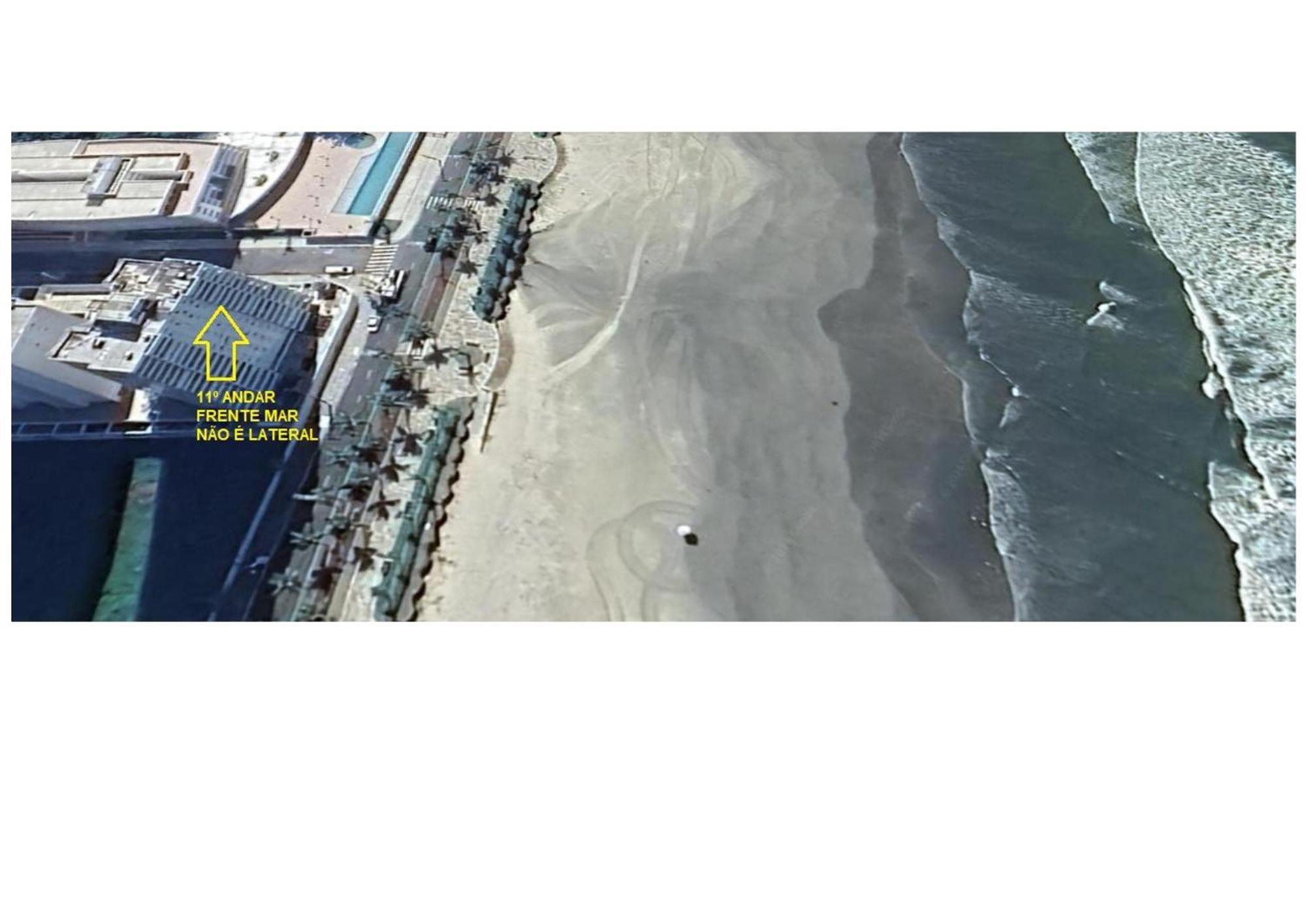 Apartamento Frente Mar Pe Na Areia Praia Grande  Exterior foto